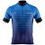 Camisa Ciclismo Masculina Pro Tour Azul Degrade Com Bolsos UV 50+ - Imagem 1