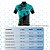 Camisa Ciclismo Maculina Pro Tour Sense Azul Com Bolsos Uv 50+ - Imagem 5