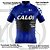 Camisa Ciclismo Masculina Caloi Azul Com Bolsos Uv 50+ - Imagem 3