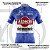 Camisa Ciclismo Masculina Alpecin Azul Com Bolsos Uv 50+ - Imagem 3