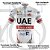 Camisa Ciclismo Masculina UAE Branca Com Bolsos Uv 50+ - Imagem 3