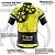 Camisa Ciclismo Masculina Pro Tour Respeite O Ciclista Amarela Com Bolsos Uv 50+ - Imagem 4