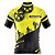 Camisa Ciclismo Masculina Pro Tour Respeite O Ciclista Amarela Com Bolsos Uv 50+ - Imagem 1