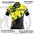 Camisa Ciclismo Masculina Pro Tour Respeite O Ciclista Amarela Com Bolsos Uv 50+ - Imagem 3