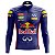 Camisa Ciclismo Mountain Bike Red Bull Manga Longa Dry Fit Proteção UV+50 - Imagem 1