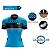 Camisa Ciclismo Mountain Bike Feminina Azul Bolinhas Dry Fit Proteção UV+50 - Imagem 3