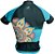 Camisa Ciclismo MTB Feminina Mandala Azul Dry Fit Proteção UV+50 - Imagem 2