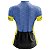 Camisa Ciclismo Moutain Bike Feminina Pro Tour Escuderia Azul Proteção UV+50 - Imagem 2