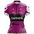 Camisa Ciclismo Mountain Bike Feminina Garmin Rosa Dry Fit Proteção UV+50 - Imagem 1