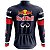 Camisa Ciclismo Mountain Bike Red Bull Manga Longa Dry Fit Proteção UV+50 - Imagem 2