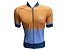 Camisa Ciclismo Zíper Total Laranja / Cinza Dry Fit Proteção UV+50 - Imagem 1