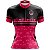 Camisa Ciclismo Mountain Bike Feminina Pro Tour Bike Rosas - Imagem 1