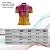 Camisa Ciclismo Feminina Premium Pro Tour Stras Proteção UV+50 Barra Siliconada - Imagem 3