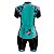 Conjunto Bermuda e Camisa Feminino Floral Azul UV 50+ - Imagem 2