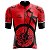 Camisa Ciclismo Pro Tour Premium Bike Vermelha Zíper Abertura Total - Imagem 1