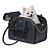 Bolsa Pet Rita Acuio Preta Xadrez G - Imagem 5