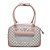Bolsa Pet Rita Acuio Marfim Xadrez com Rosa G - Imagem 2