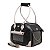 Bolsa Pet Rita Acuio Preto Matelassê com Marfim G - Imagem 1