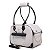 Bolsa Pet Rita Acuio Marfim Matelassê com Preto G - Imagem 1