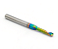 Fresa de 1 corte helicoidal - 2,5mm - Metal duro c/ DLC - Imagem 1