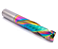 Fresa up&down 2 cortes helicoidais 12mm - Metal duro c/ DLC - Imagem 1