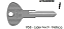Chave Yale 958 Lider ( Unidade ) - Imagem 1