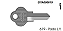 Chave Yale 619 Pado ( Unidade ) - Imagem 1