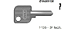 Chave Yale 1126 3F ( Unidade ) - Imagem 1