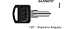 Chave Yale 727 Soprano ( Unidade ) - Imagem 1