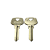 Chave Yale BRA16R Brasil ( Gold 312 ) Unidade - Imagem 1