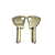 Chave Yale LAF6 Lafonte ( Gold 858 ) Unidade - Imagem 1