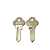 Chave Yale PDO10R Pado ( Gold 295 ) Unidade - Imagem 1