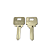 Chave Yale SAM8 Stam ( Gold 304 ) Unidade - Imagem 1