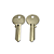 Chave Yale ULO50 HDL ( Gold 652 ) Unidade - Imagem 1