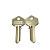 Chave Yale YA6 Yale ( Gold 710 ) Unidade - Imagem 1