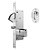 Fechadura Stam para Porta de Correr 940 inox - Imagem 1