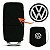 Logo VW REDONDO PRETO Resinado - Imagem 1