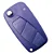Chave Canivete Fiat stilo Punto Idea 3 Botões Azul - Imagem 1