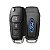 Chave Canivete Ranger 3 Botões completa 315 Mhz - Imagem 1