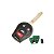 Chave telecomando Nissan March Tidda Versa 4 Botões - Imagem 2
