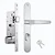 Fechadura Externa Stam Perfil Ferro Cromada 501-502/33 27mm - Imagem 1