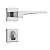Fechadura Stam Classic 3200 Banheiro Roseta Quadrada Inox Cor Cromado - Imagem 1