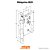 Fechadura Banheiro 1820/21 Inox Stam Cor Cromado - Imagem 3