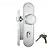 Fechadura Maçaneta Fixa 55mm Stam 1601/08 Esp Inox Externa Cor Cromada - Imagem 1