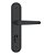 Stam Fechadura Externa Preto Fosco 804/03 - Imagem 1