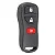 Carcaça Controle Tiida Sentra Frontier 3 Botões oca - Imagem 1