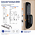 FECHADURA DIGITAL INTELIGENTE TUYA WI-FI COM BIOMETRIA, APP, CARTÃO, SENHA E CHAVE - Imagem 8