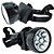 LANTERNA CABECA 9LEDS LIGHT LAMP - Imagem 5