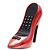 Telefone com Fio Sapato Salto Alto Vermelho - Imagem 1