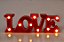 Luminária Letreiro Quadro Led Love Vermelho - Imagem 2